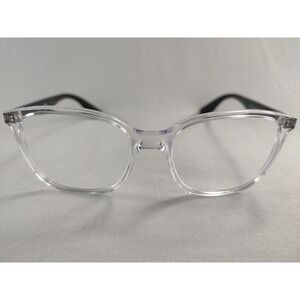 Ray-Ban RB‎ 7066 5943 Eyeglasses Frames Clear Transparent Black 52-17-140 Mint